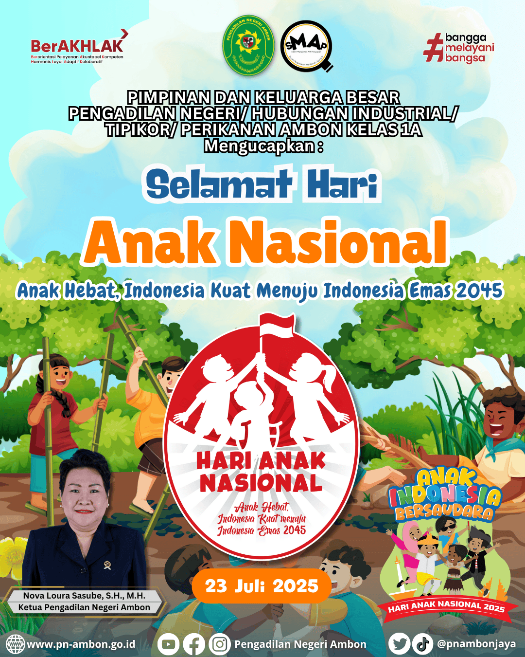 Ucapan Hari Anak Nasional 2025